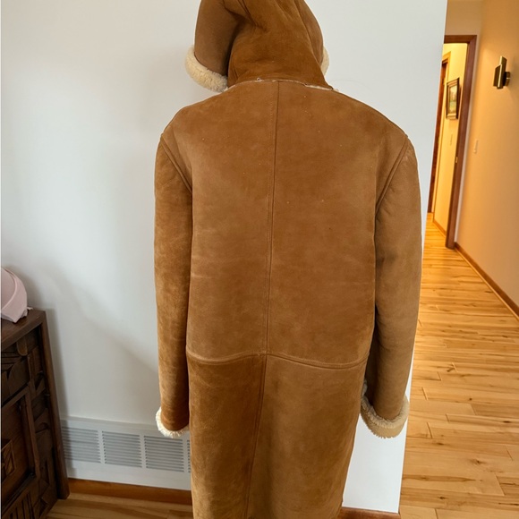 RARE!!!! Collectible 1970's Men's Tan/cognac/brown Shearling Coat - Picture 7 of 16
